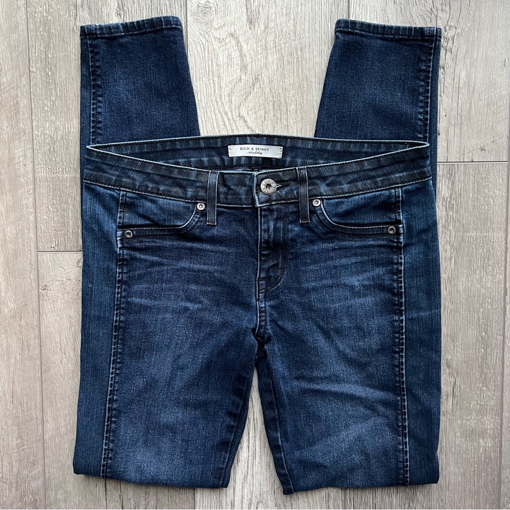 Rich & Skinny Dark Wash Skinny Jeans | Size 26